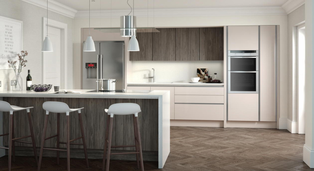kitchens in portglenone, antrim, ballymena by 5 star kitchens - porter - matte - true handleless