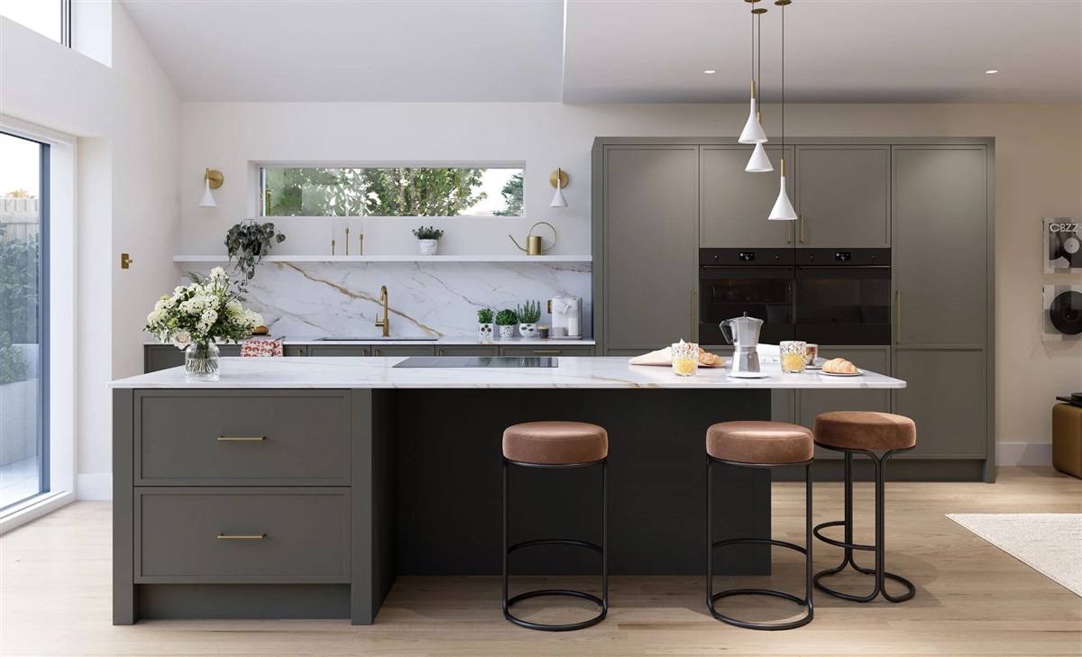 aylesford is a micro ash shaker door featuring a 5-piece solid frame with a flat veneer centre panel. available in a sanded or painted finish.