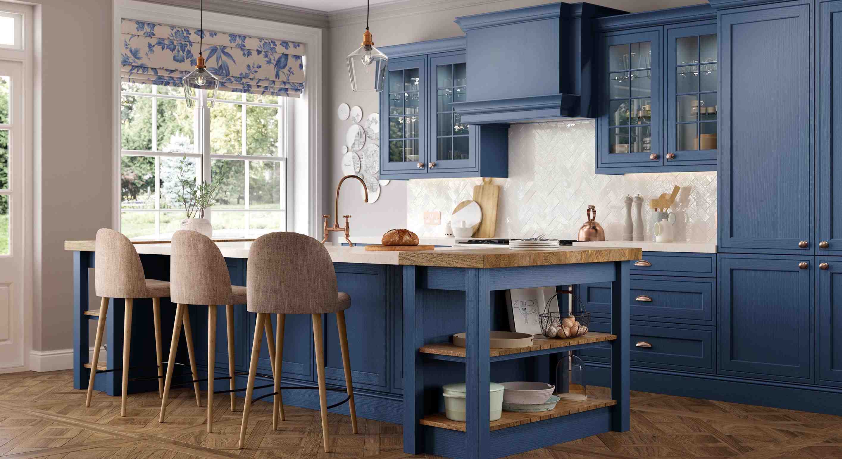 taking inspiration from the original wakefield range with its distinctive beaded centre panel, the wakefield inframe effect features subtle perimeter line detailing to give the illusion of an authentic timber inframe kitchen. available in a wide variety of painted finishes or colour match for that desired shade, wakefield comes with a wealth of accessories meaning the design possibilities are endless.